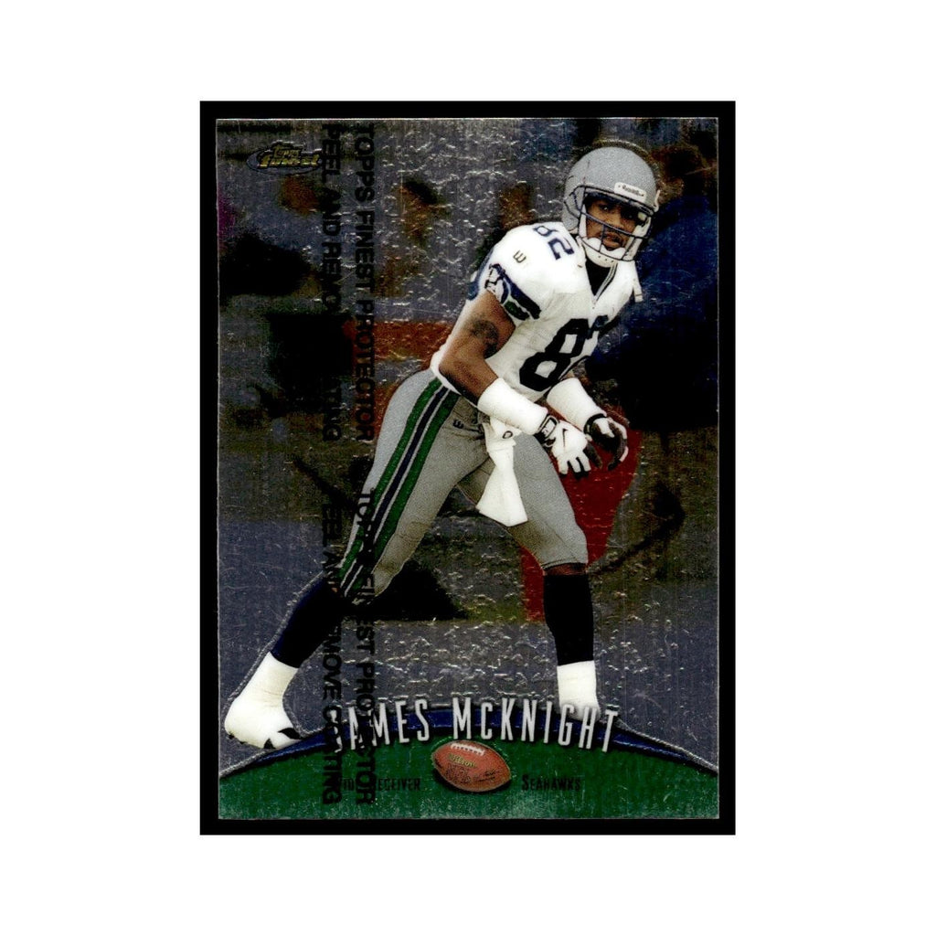 1998 Topps Finest with Coating James McKnight Seahawks #165