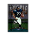 1998 Topps Finest with Coating Tavian Banks Jaguars #123