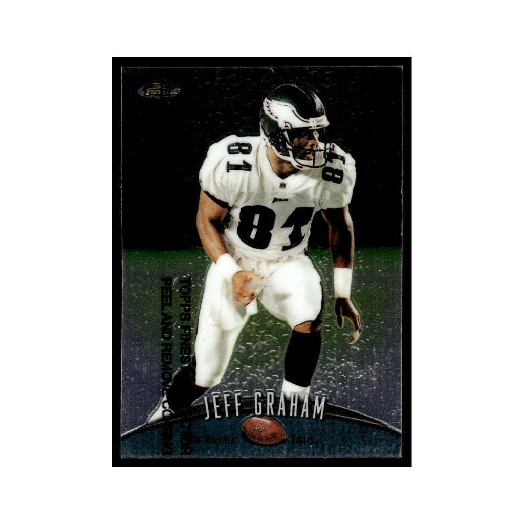 1998 Topps Finest with Coating Jeff Graham Eagles #261