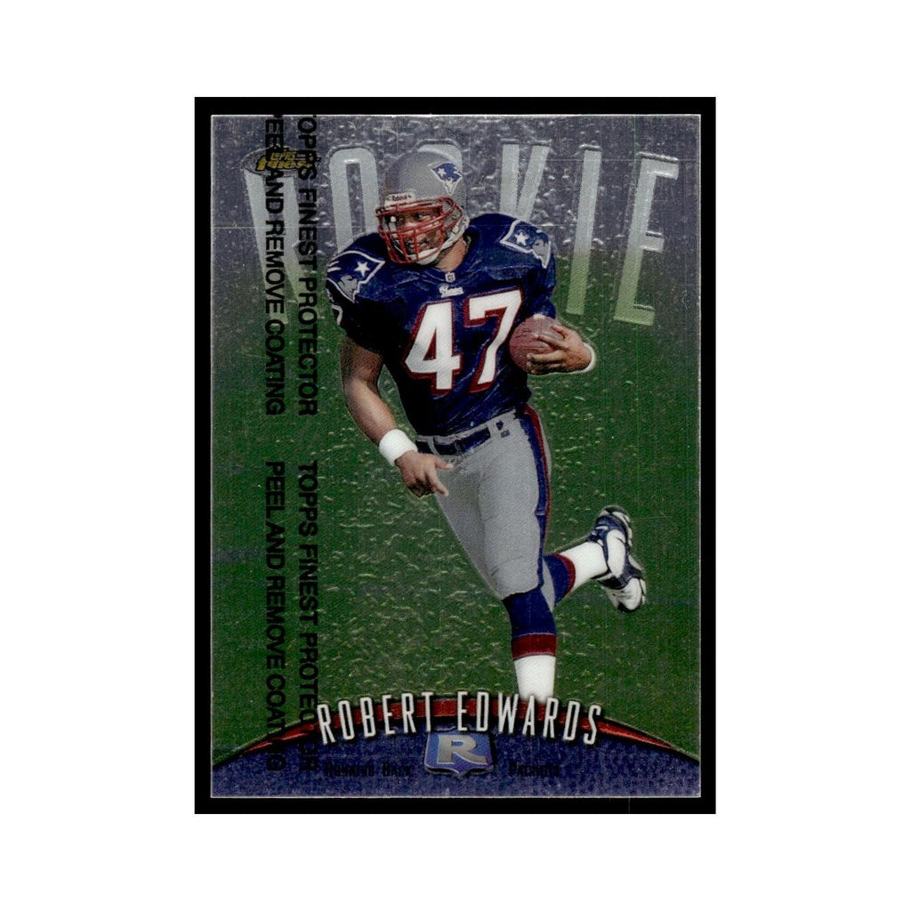 1998 Topps Finest with Coating Robert Edwards Patriots #144