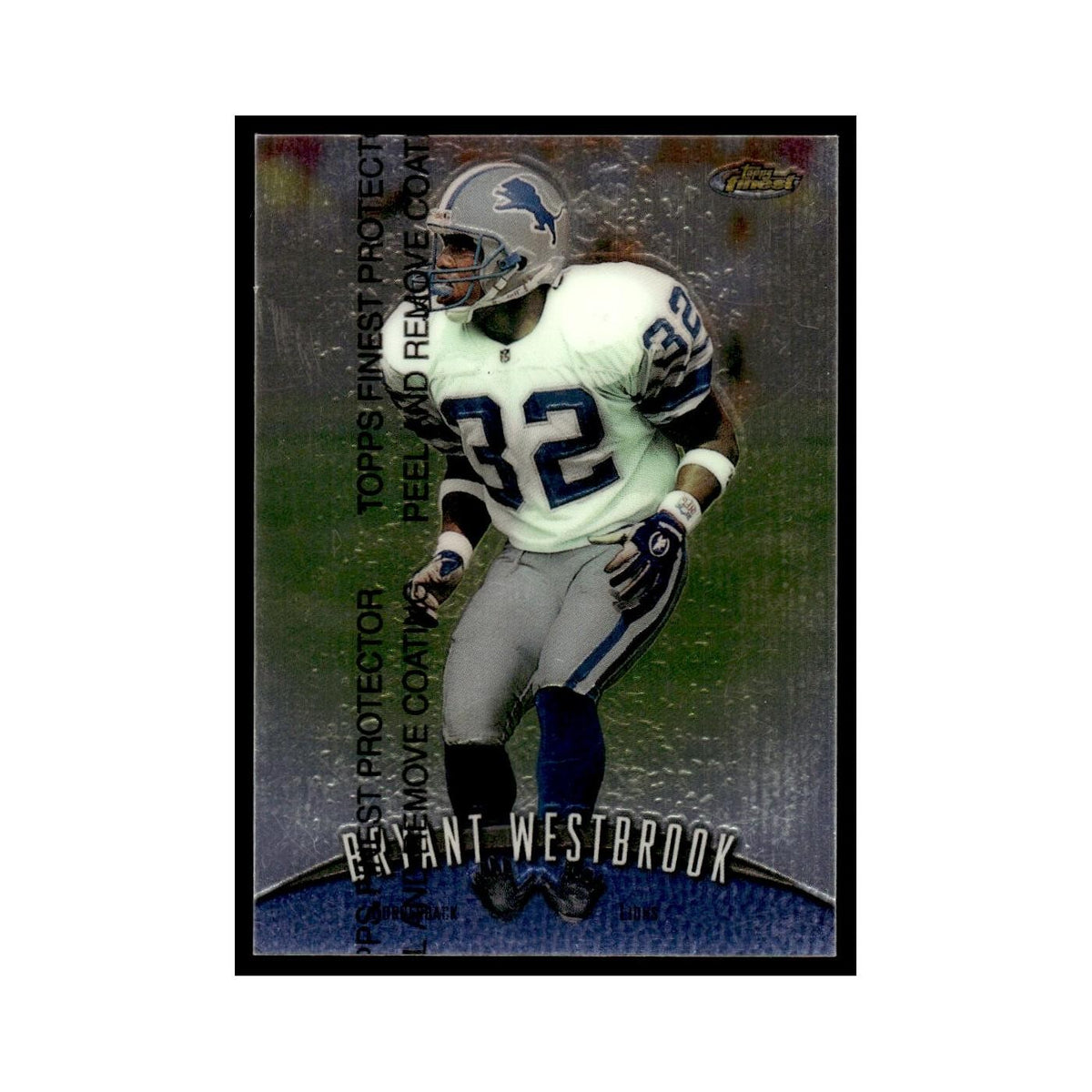 1998 Topps Finest with Coating Bryant Westbrook Lions #38
