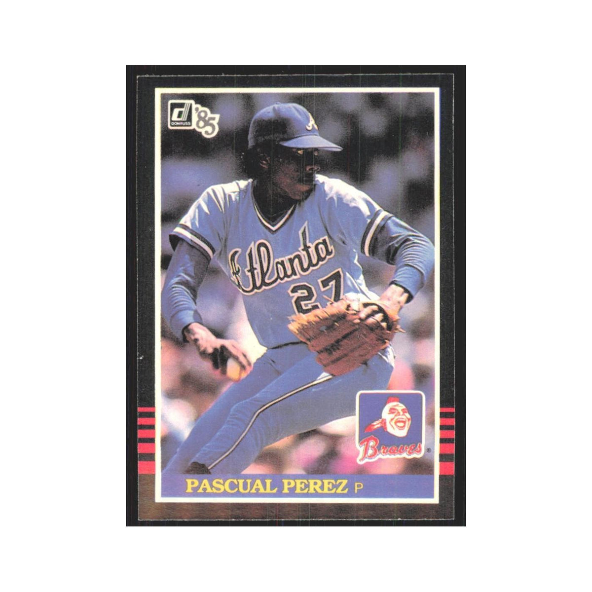 1985 Donruss Pascual Perez Braves #507