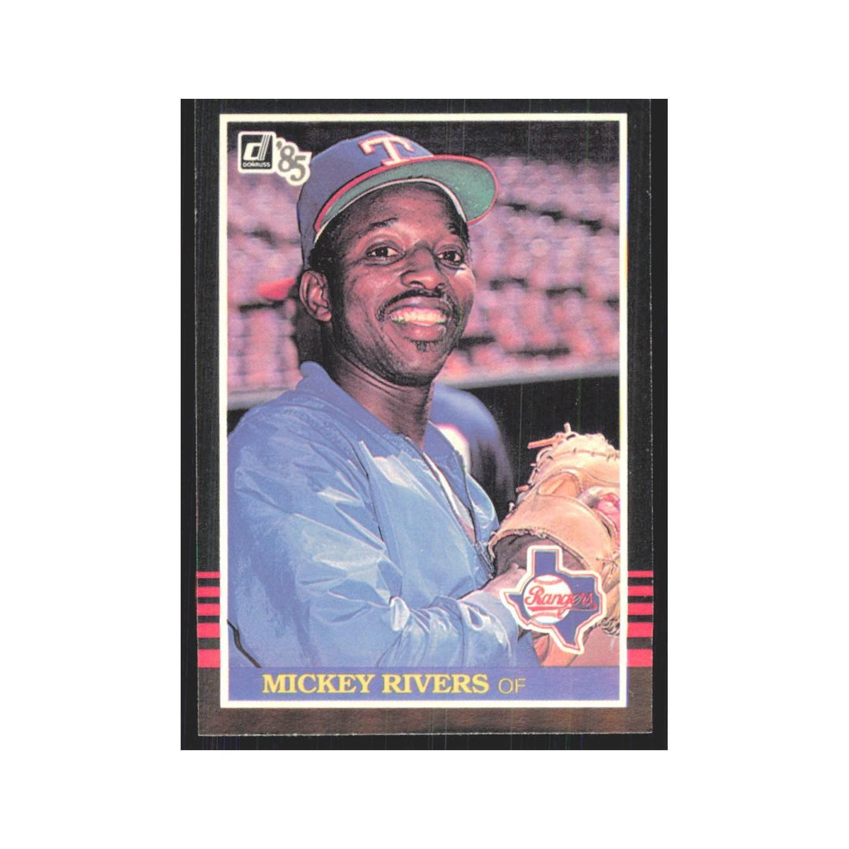 1985 Donruss Mickey Rivers Rangers #465