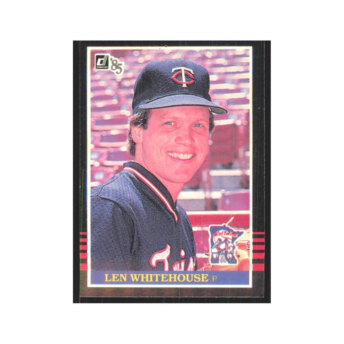 1985 Donruss Len Whitehouse Twins #513
