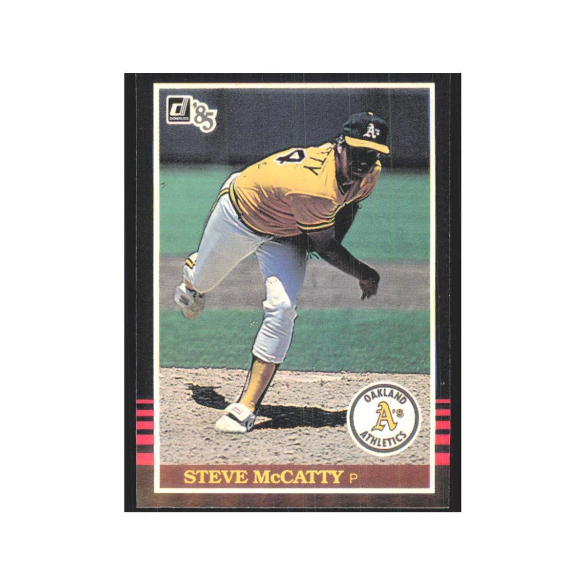 1985 Donruss Steve McCatty Athletics #497