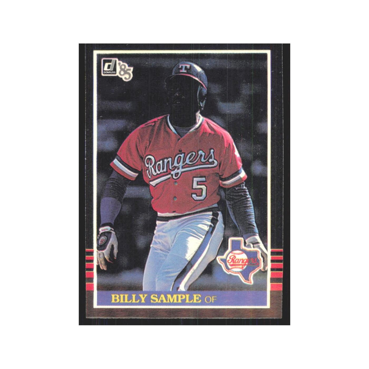1985 Donruss Billy Sample Rangers #464