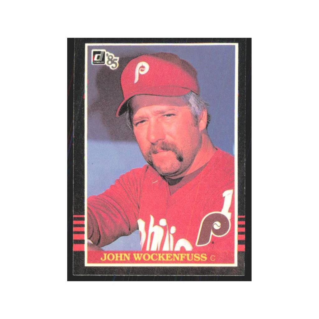 1985 Donruss John Wockenfuss Phillies #549
