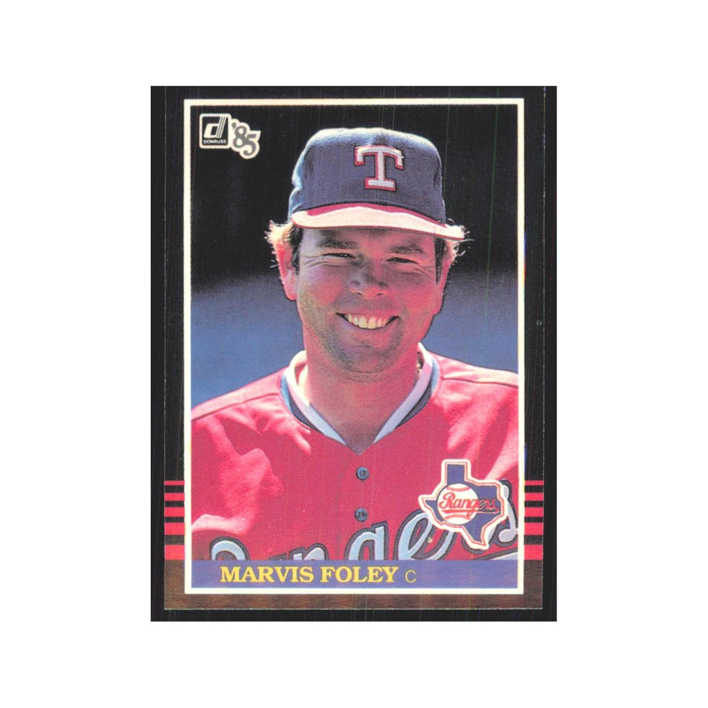 1985 Donruss Marvis Foley Rangers #500