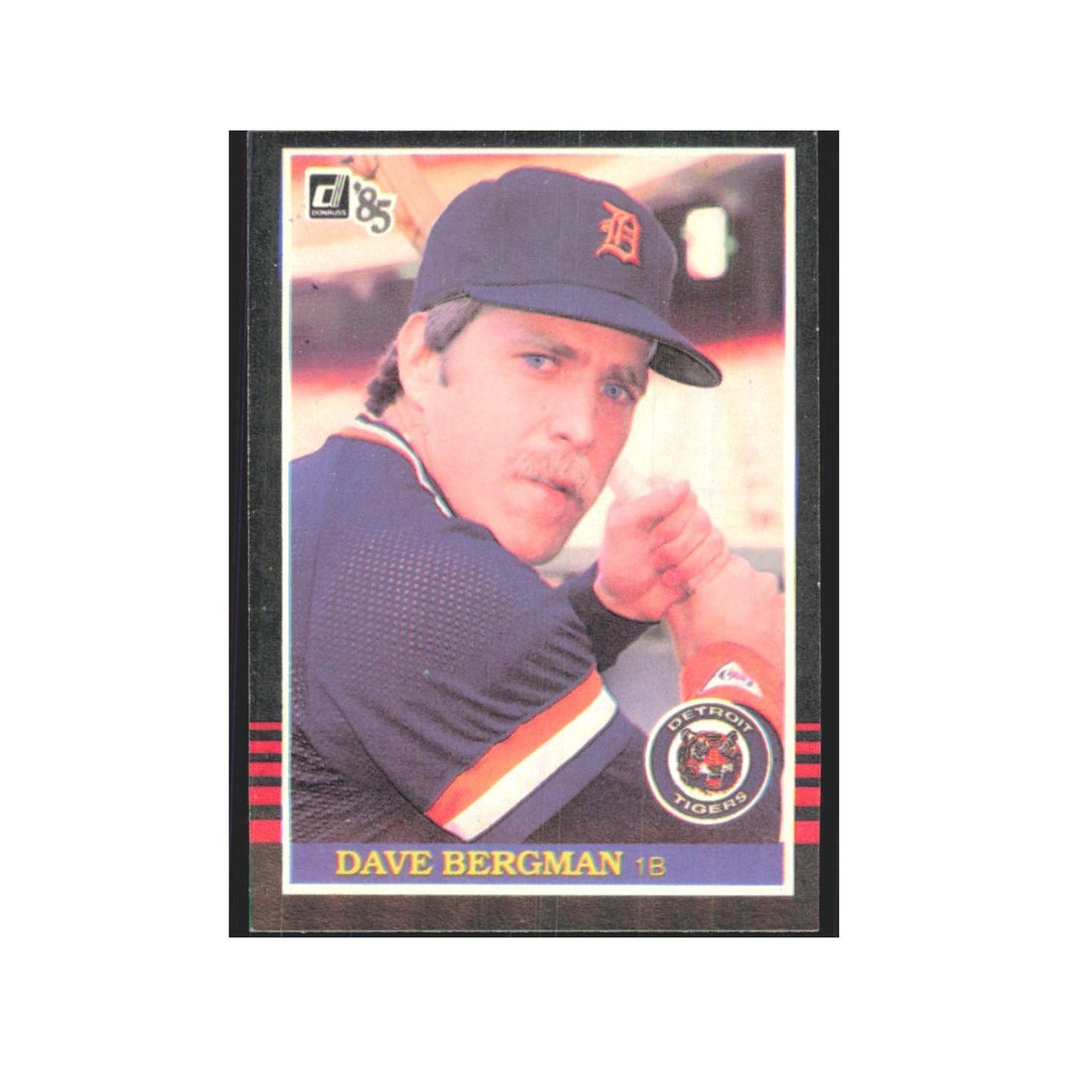 1985 Donruss Dave Bergman Tigers #537