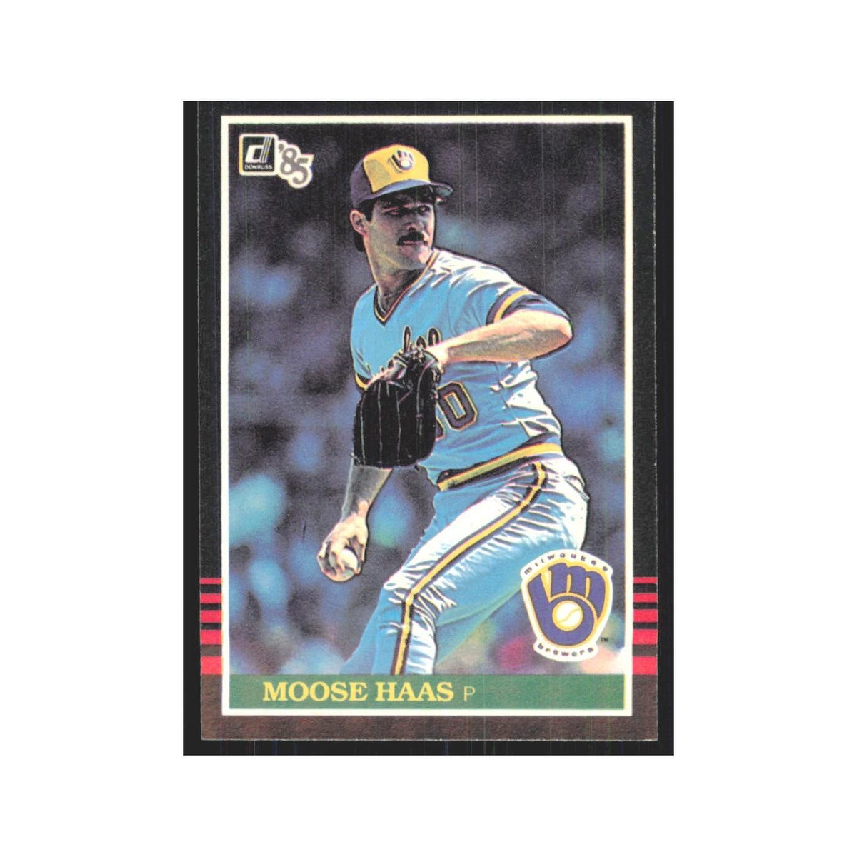 1985 Donruss Moose Haas Brewers #473