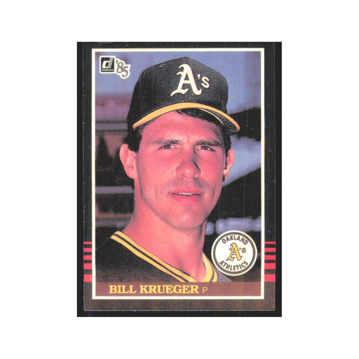 1985 Donruss Bill Krueger Athletics #467