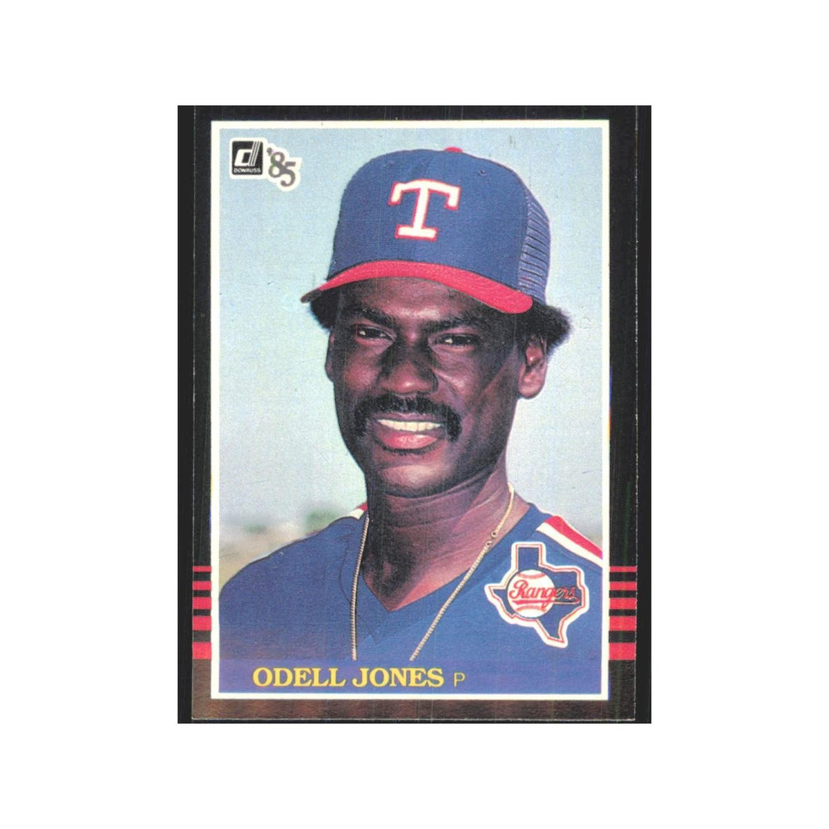 1985 Donruss Odell Jones Rangers #525