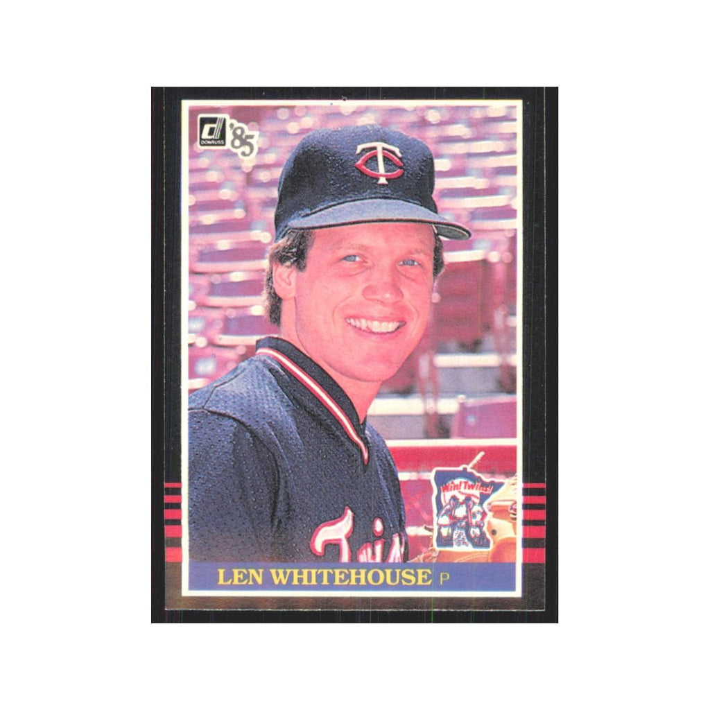 1985 Donruss Len Whitehouse Twins #513