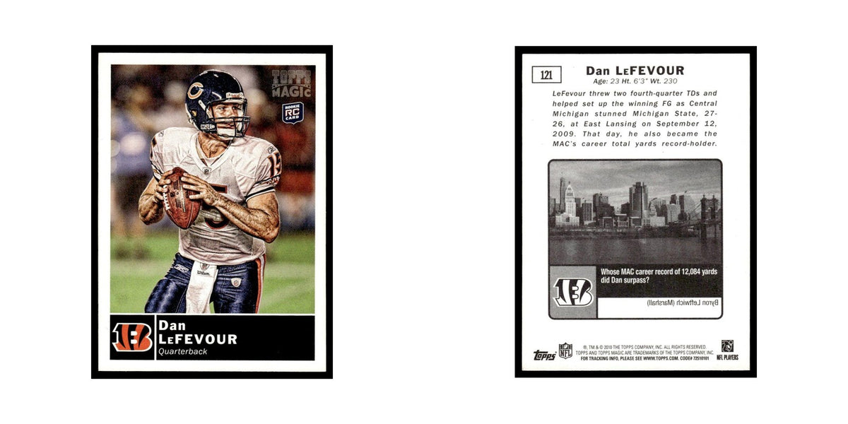 2010 Topps Magic Dan LeFevour RC Bears #121