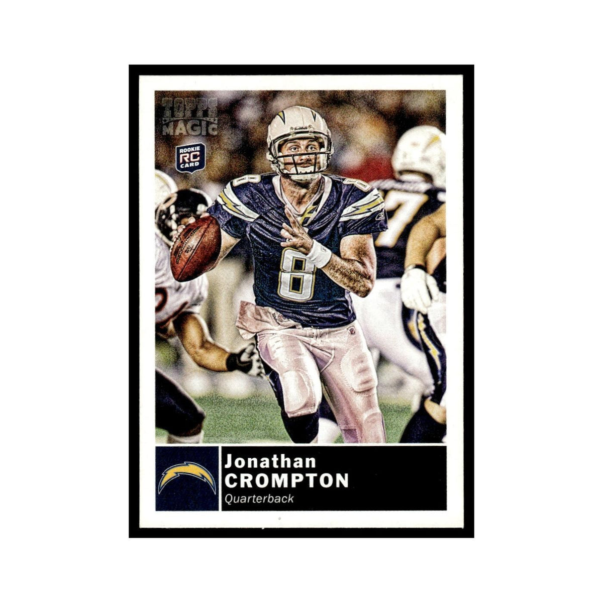 2010 Topps Magic Jonathan Crompton RC San Diego Chargers #70