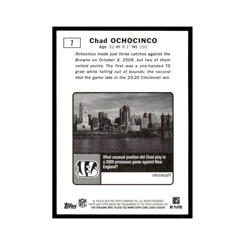 2010 Topps Magic Chad Ochocinco Bengals #7