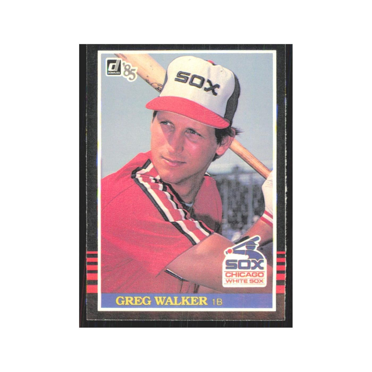 1985 Donruss Greg Walker White Sox #366