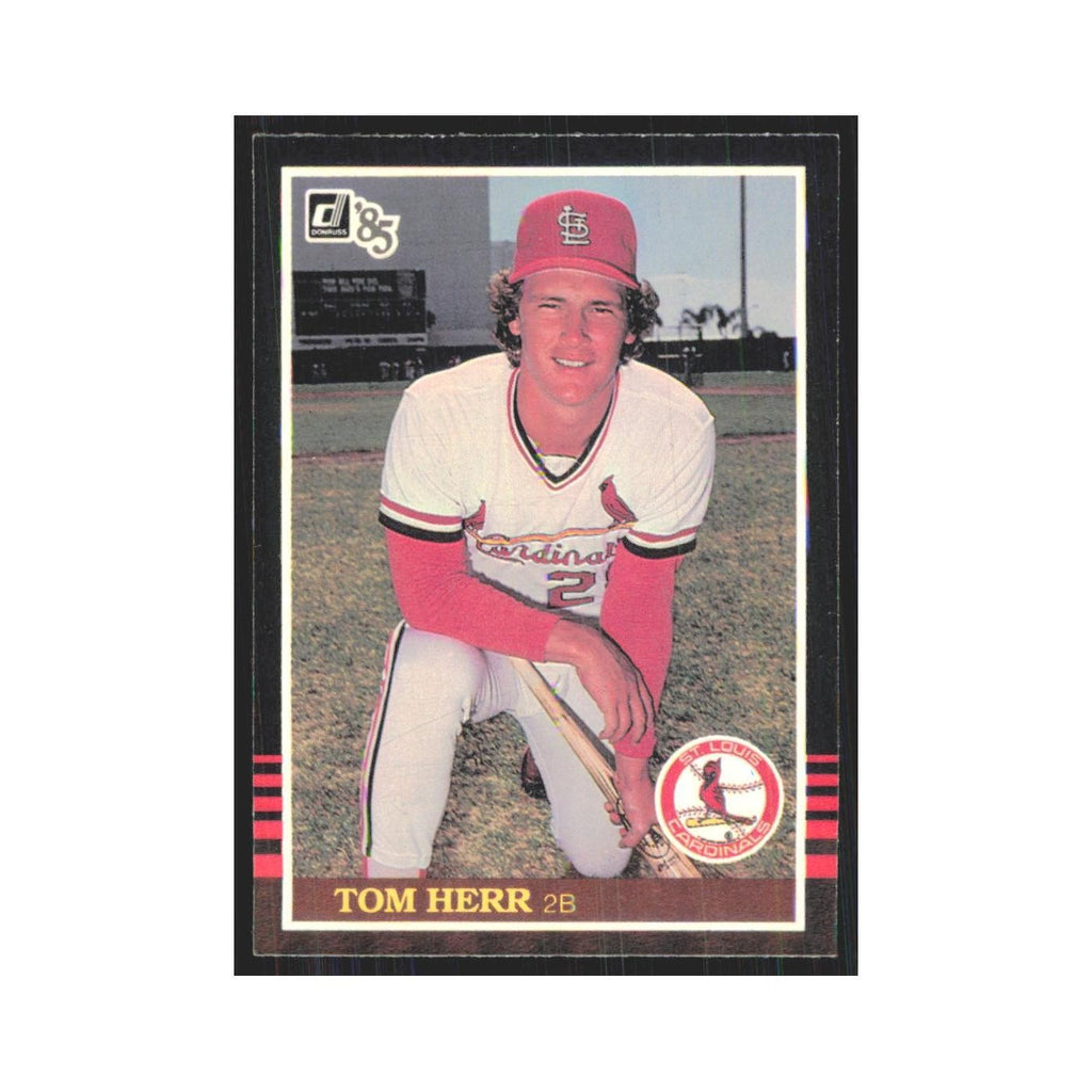 1985 Donruss Tom Herr Cardinals #425