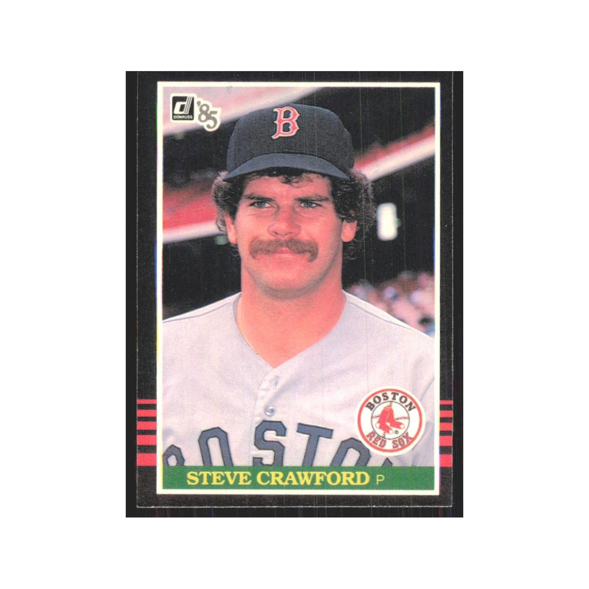 1985 Donruss Steve Crawford Red Sox #395