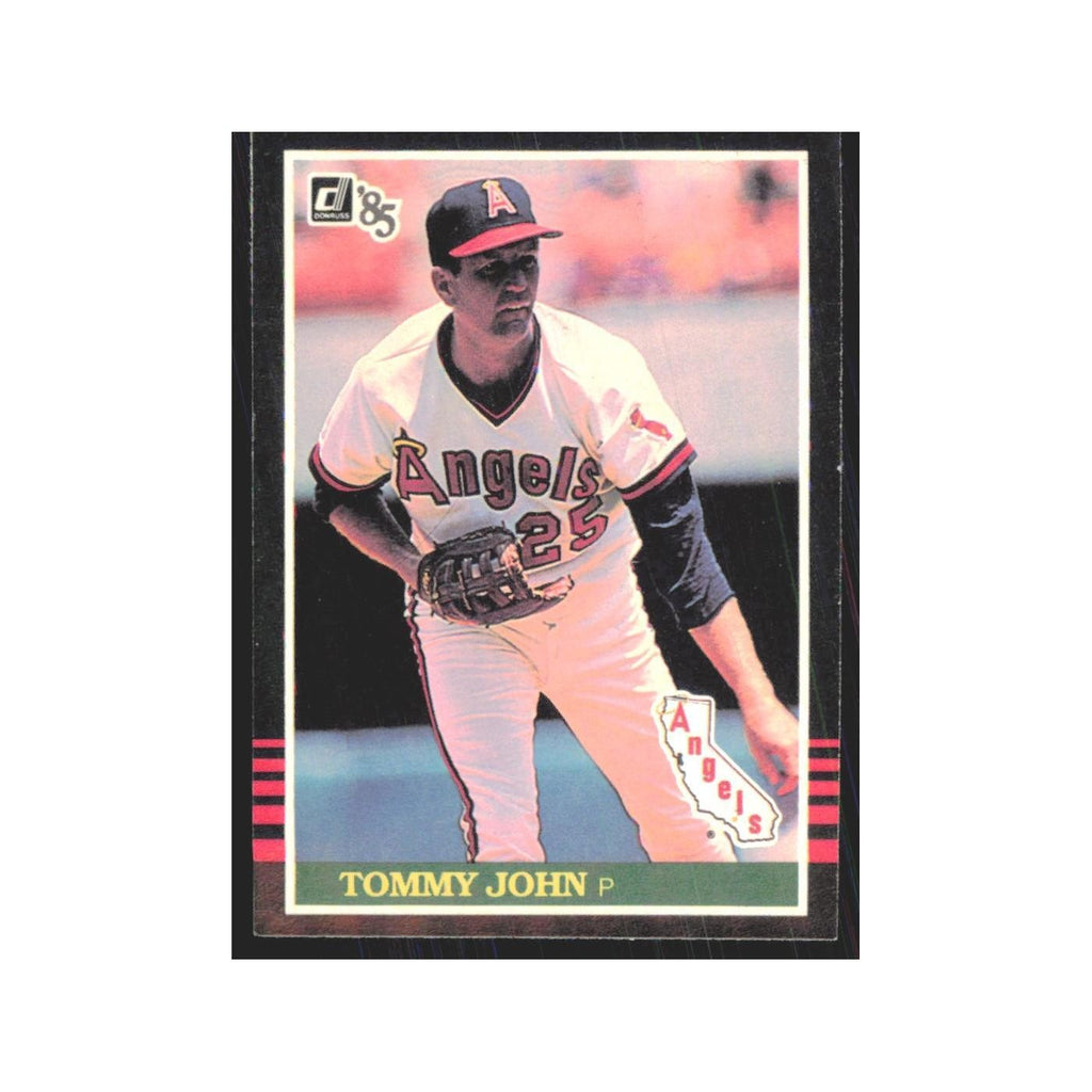 1985 Donruss Tommy John Angels #423