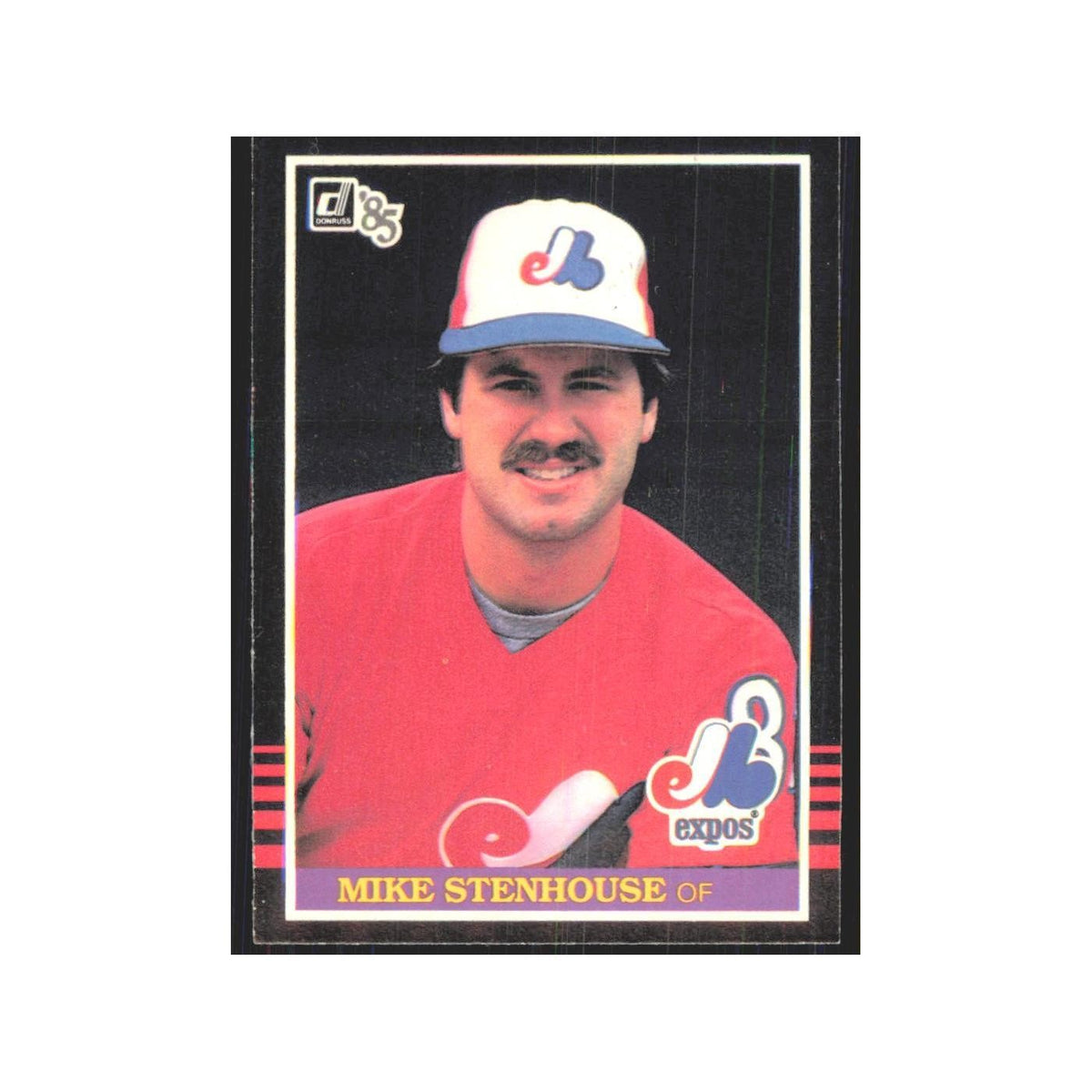 1985 Donruss Mike Stenhouse Montreal Expos #376