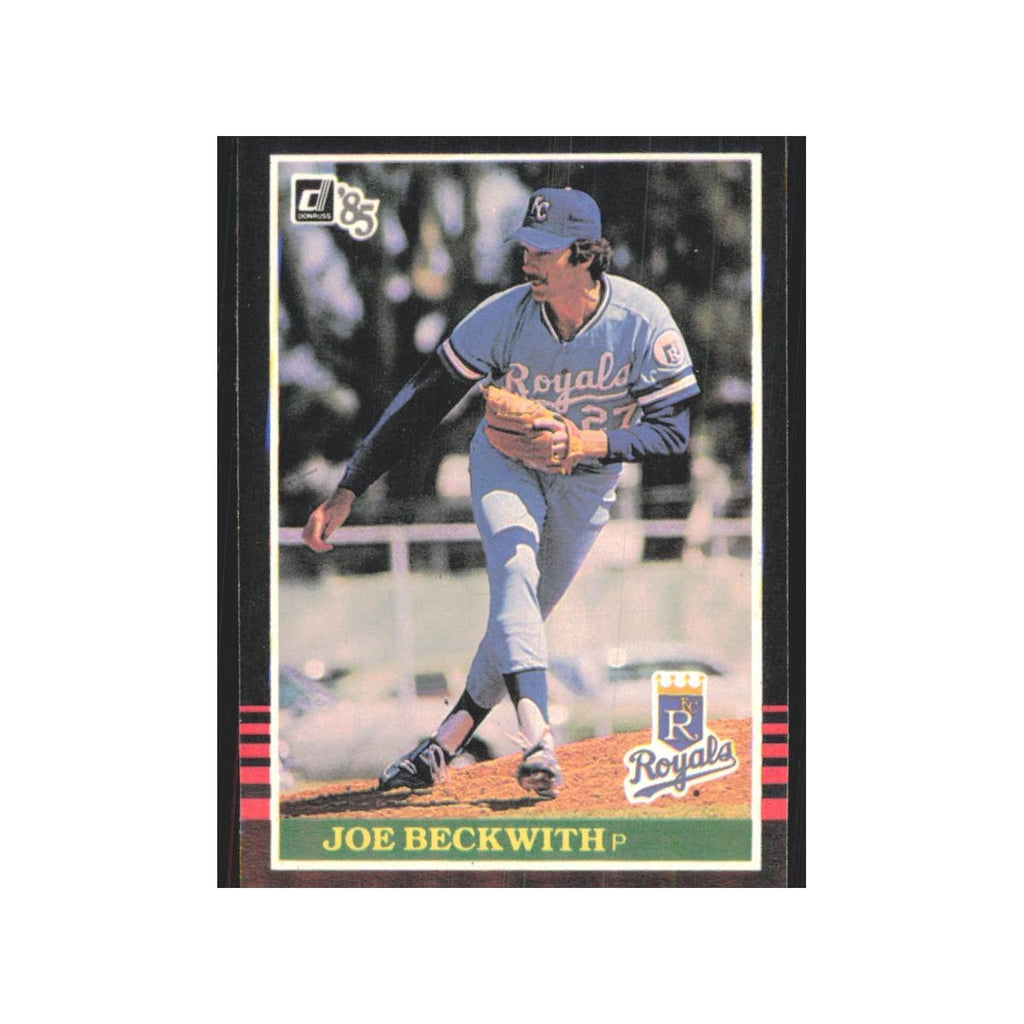 1985 Donruss Joe Beckwith Royals #541