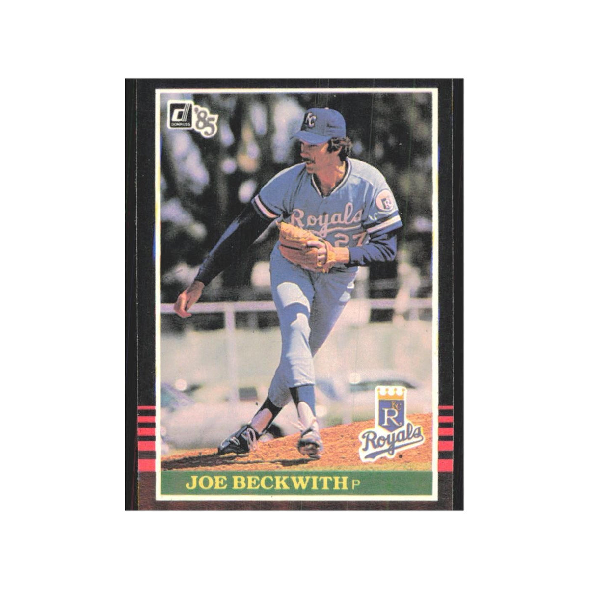 1985 Donruss Joe Beckwith Royals #541