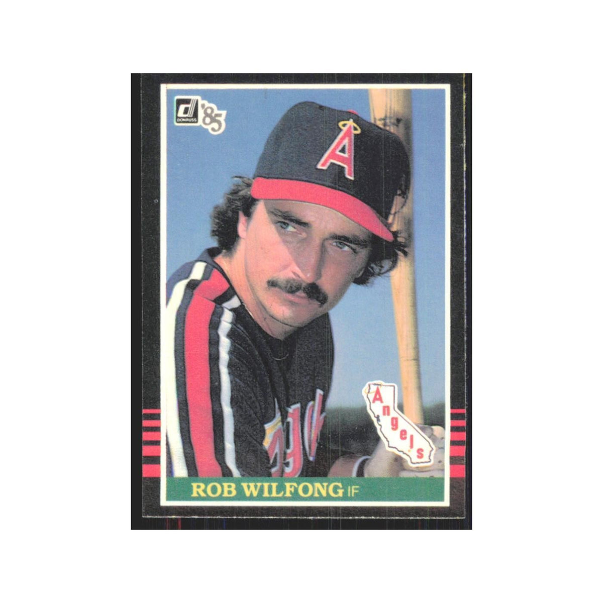 1985 Donruss Rob Wilfong Angels #402