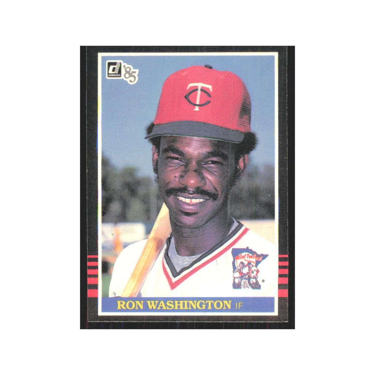 1985 Donruss Ron Washington Twins #391