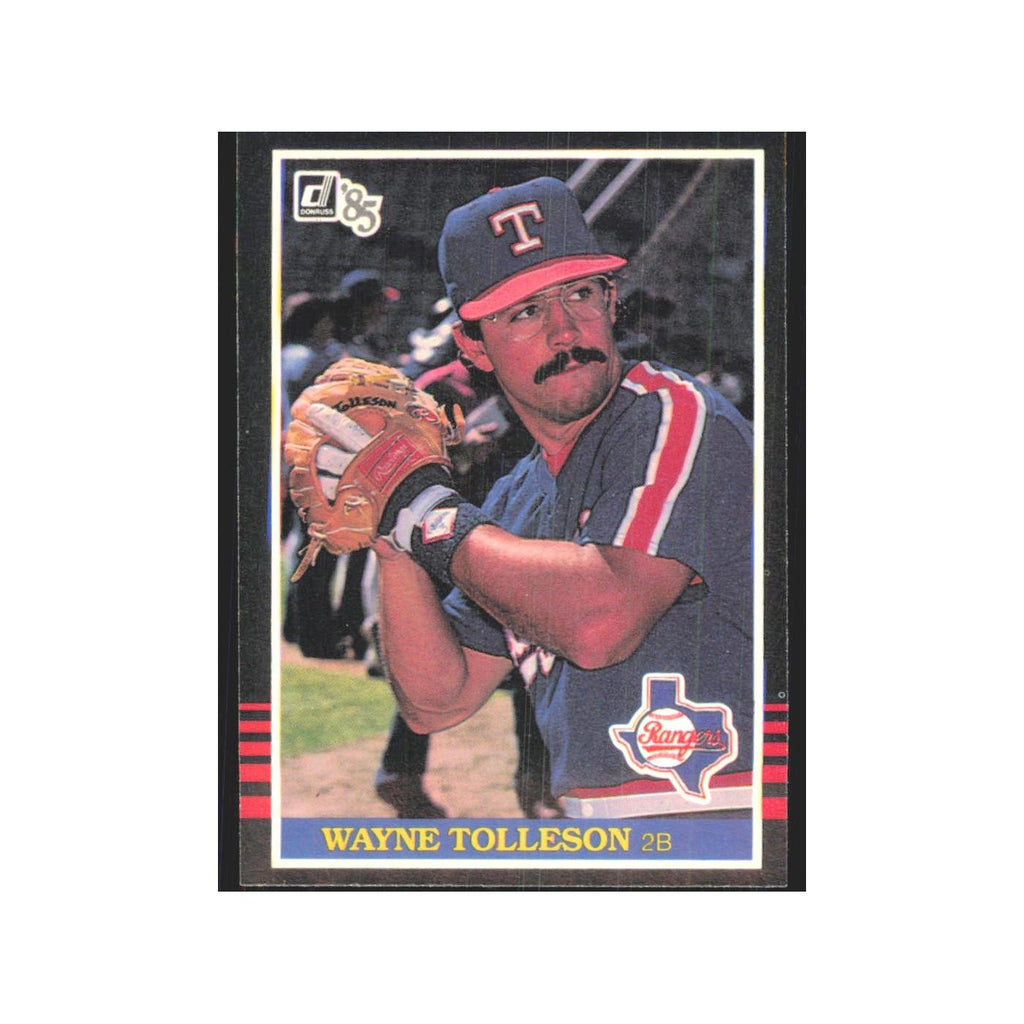 1985 Donruss Wayne Tolleson Rangers #378