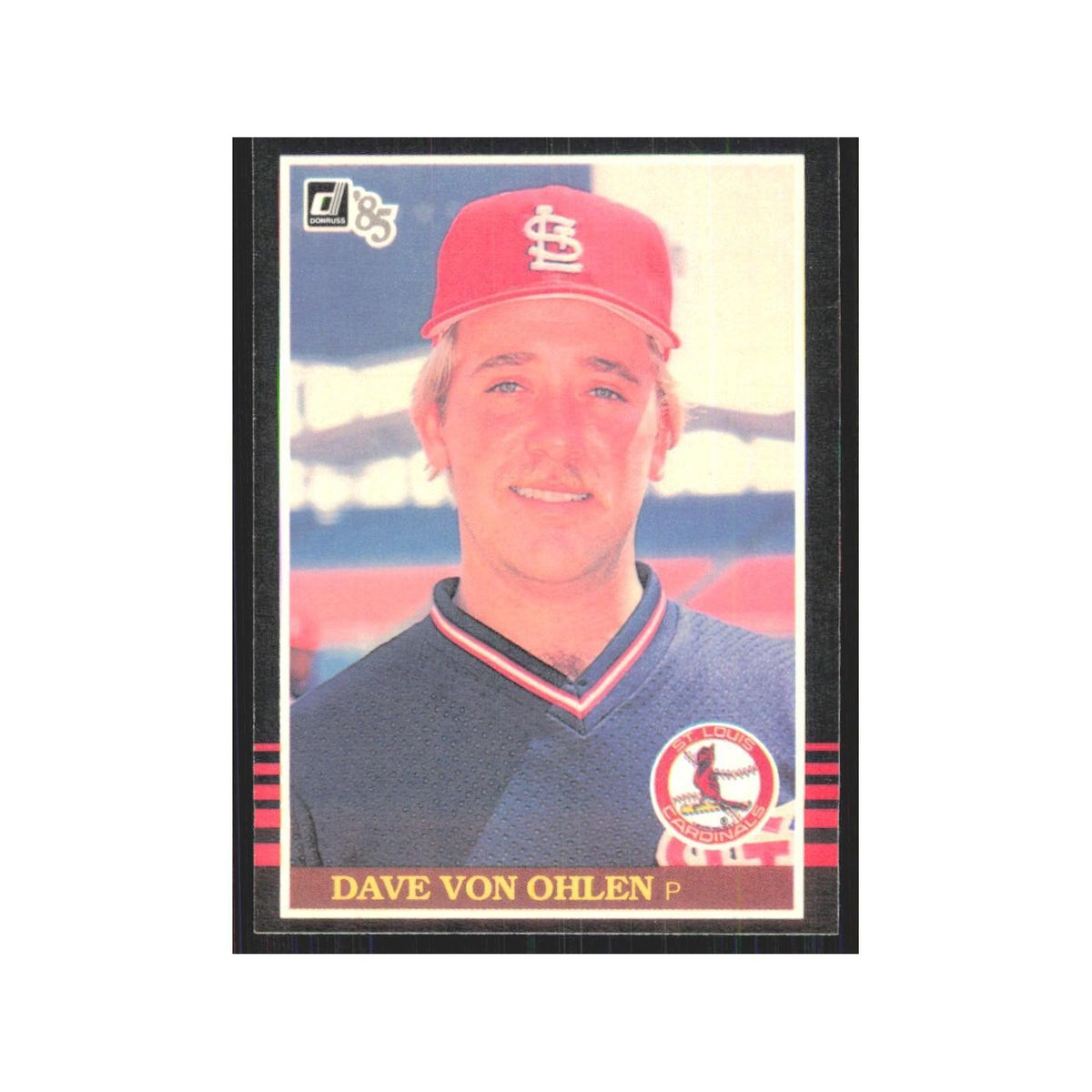 1985 Donruss Dave Von Ohlen Cardinals #412
