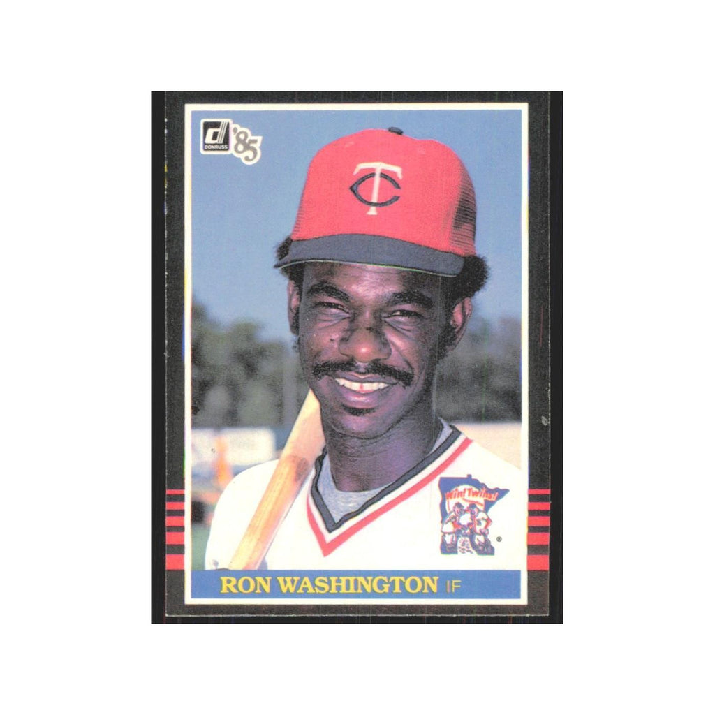 1985 Donruss Ron Washington Twins #391