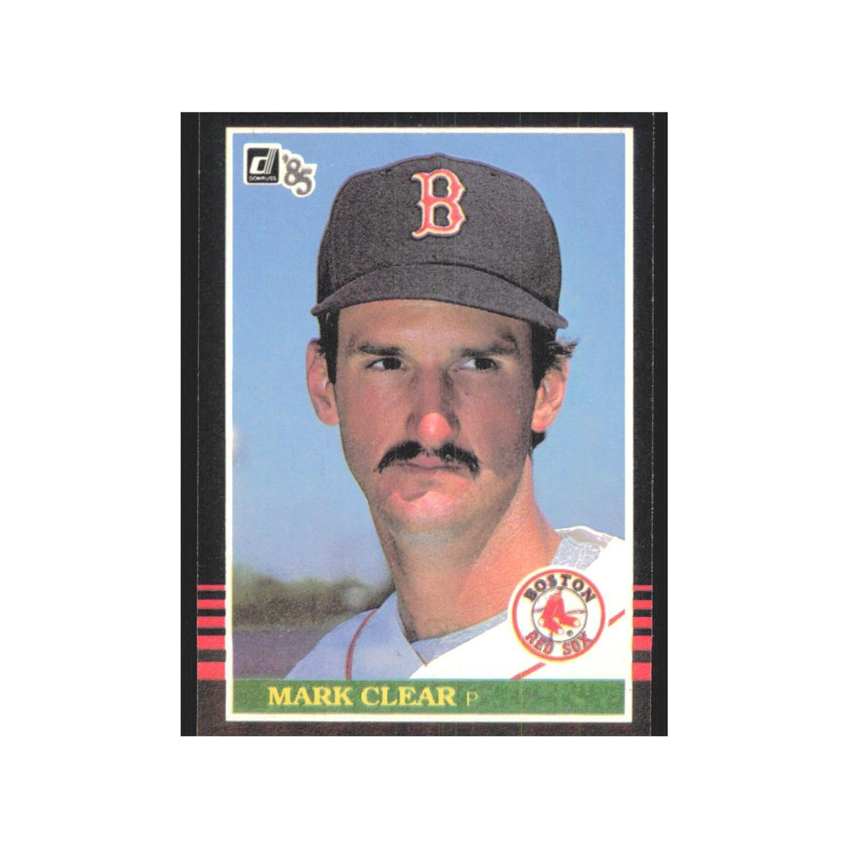 1985 Donruss Mark Clear Red Sox #538