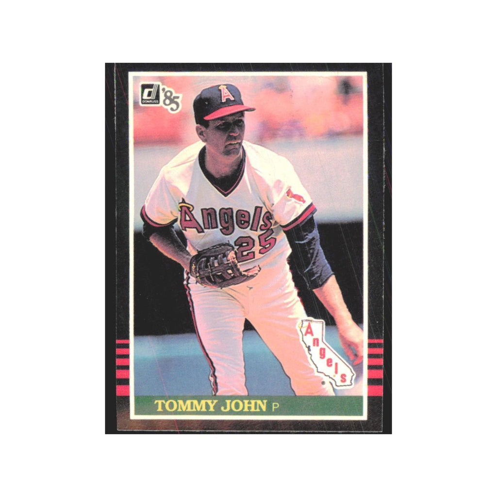 1985 Donruss Tommy John Angels #423