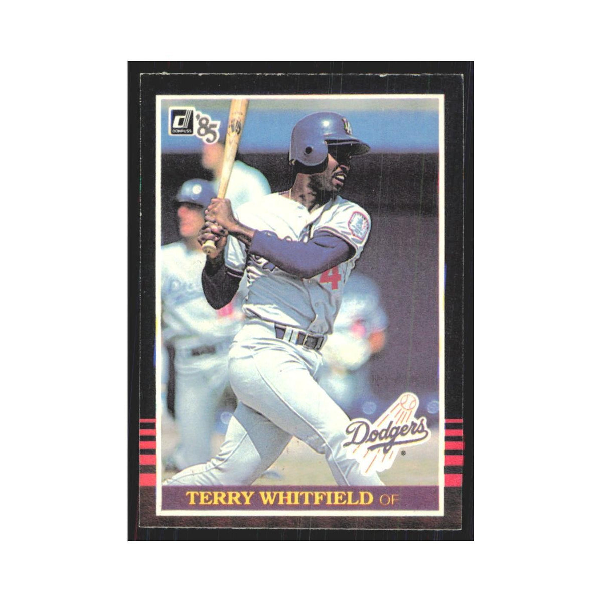 1985 Donruss Terry Whitfield Dodgers #540