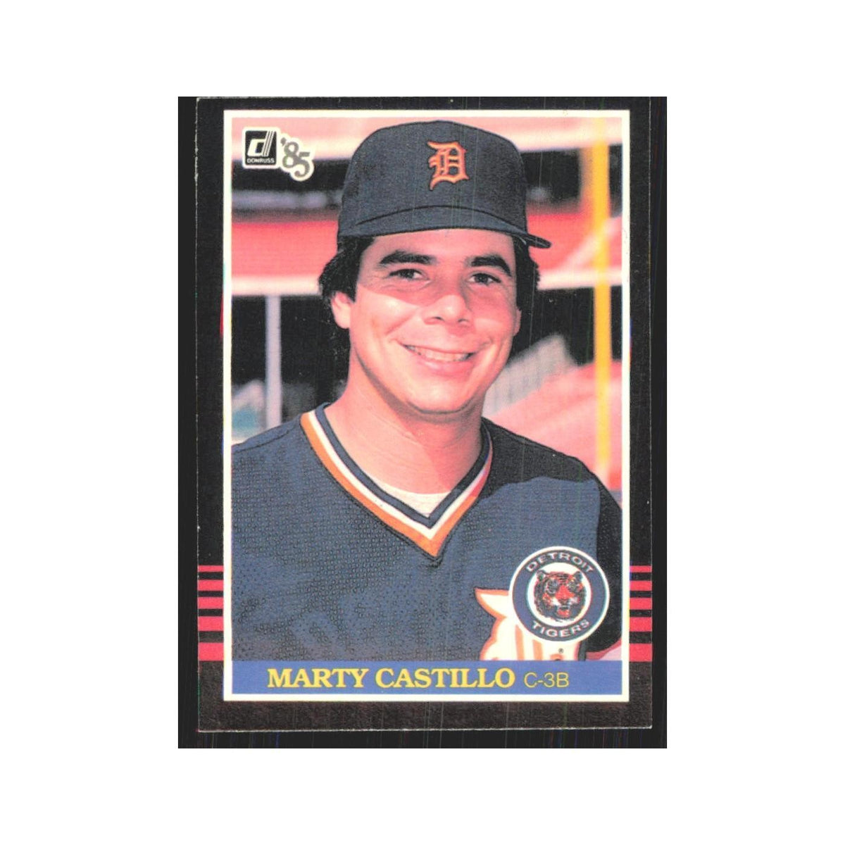 1985 Donruss Marty Castillo Tigers #394
