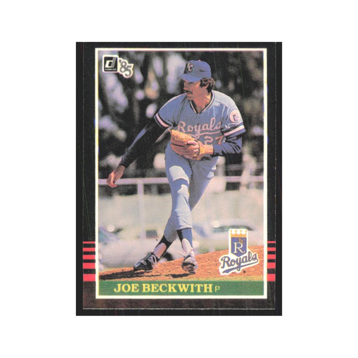 1985 Donruss Joe Beckwith Royals #541