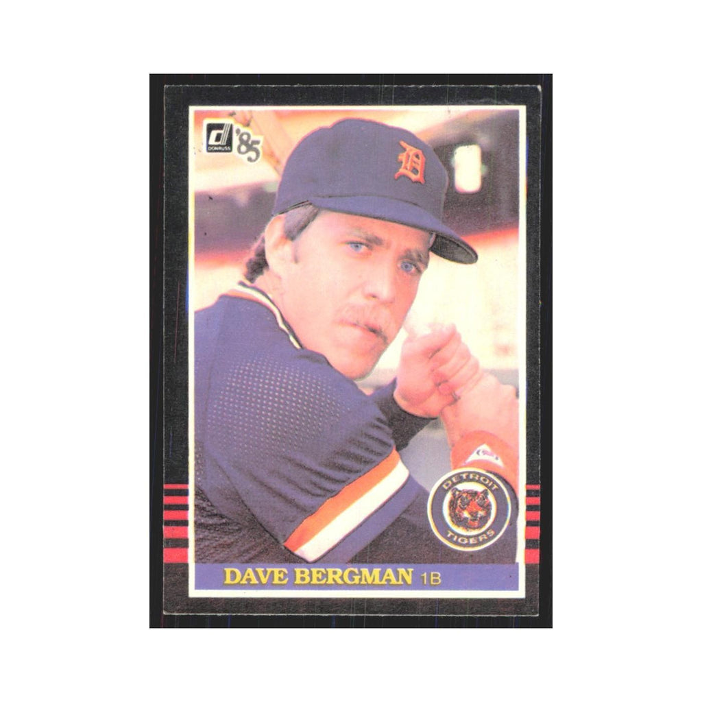 1985 Donruss Dave Bergman Tigers #537