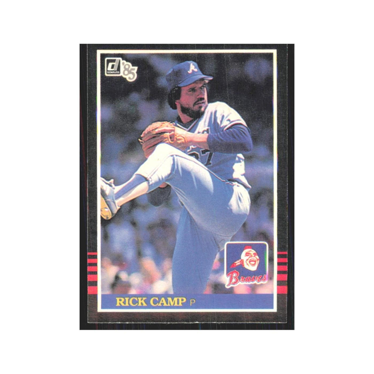 1985 Donruss Rick Camp Braves #409