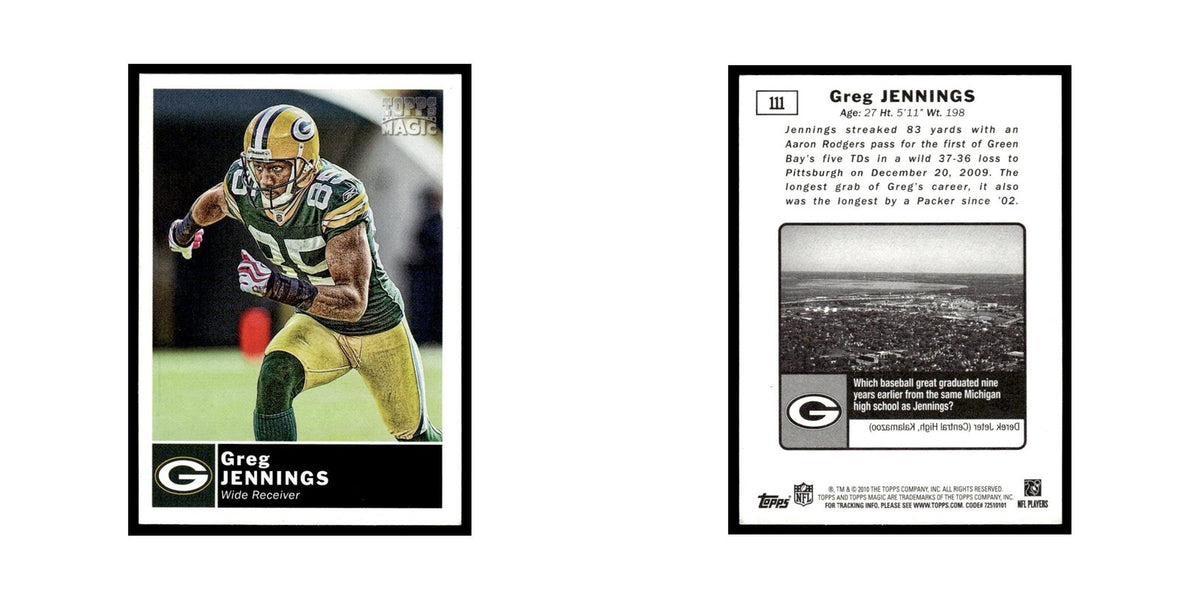2010 Topps Magic Greg Jennings Packers #111