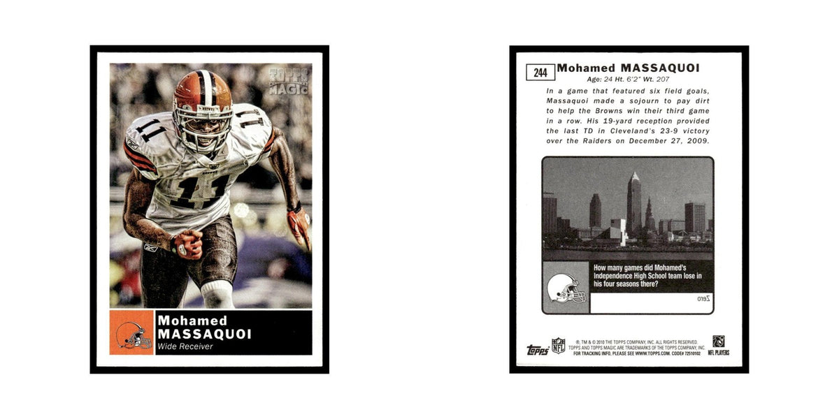 2010 Topps Magic Mohamed Massaquoi Browns #244