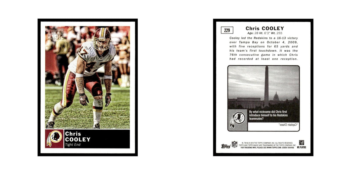 2010 Topps Magic Chris Cooley Redskins #229