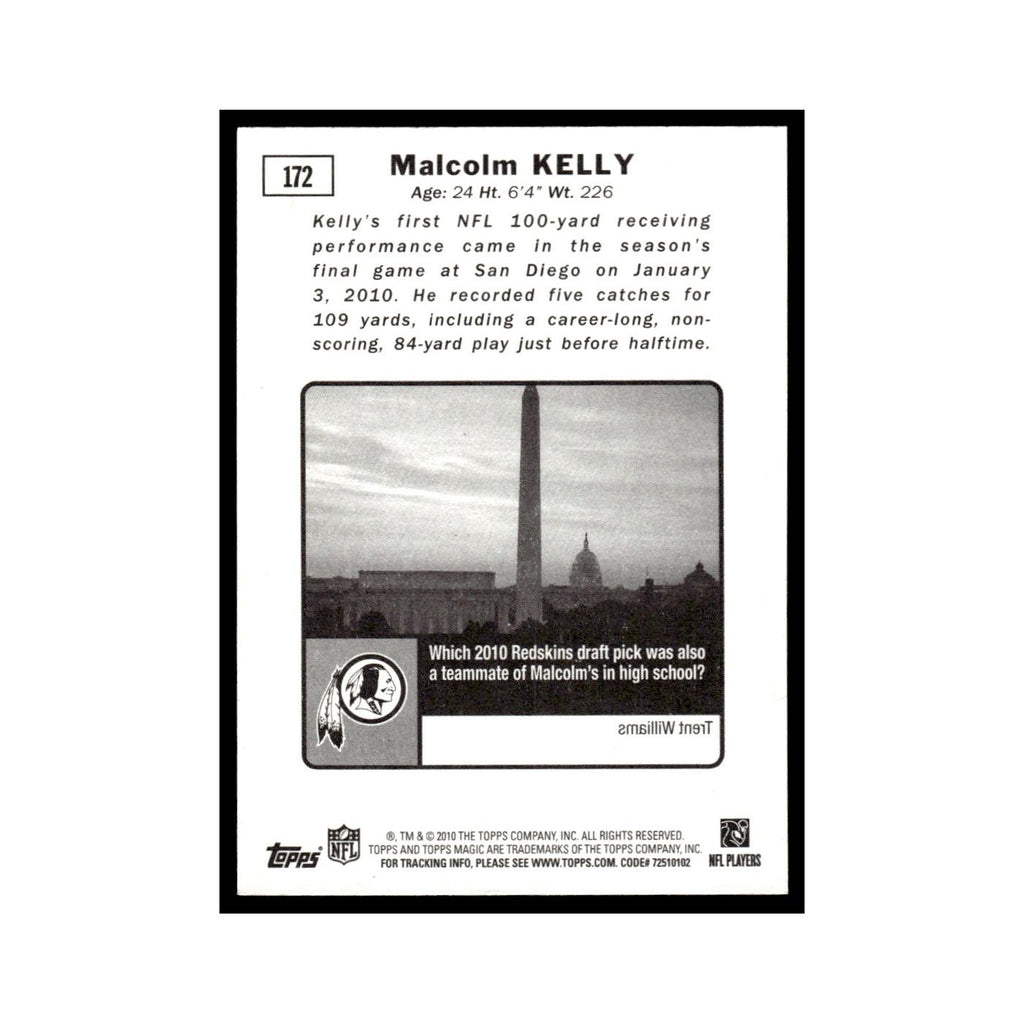 2010 Topps Magic Malcolm Kelly Redskins #172