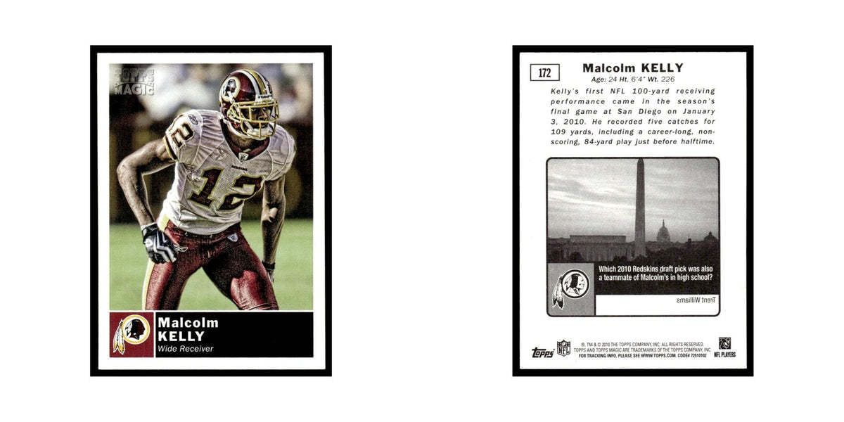 2010 Topps Magic Malcolm Kelly Redskins #172
