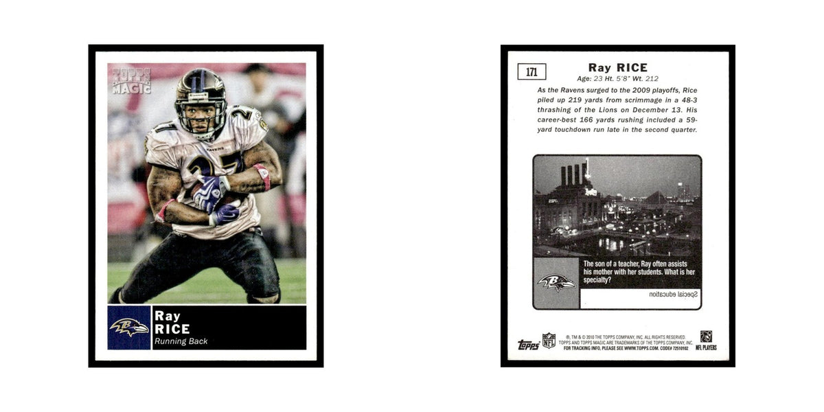2010 Topps Magic Ray Rice Ravens #171