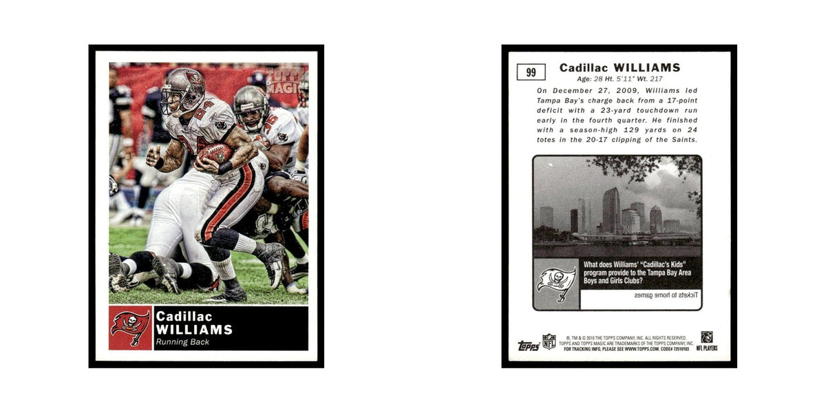 2010 Topps Magic Cadillac Williams Buccaneers #99