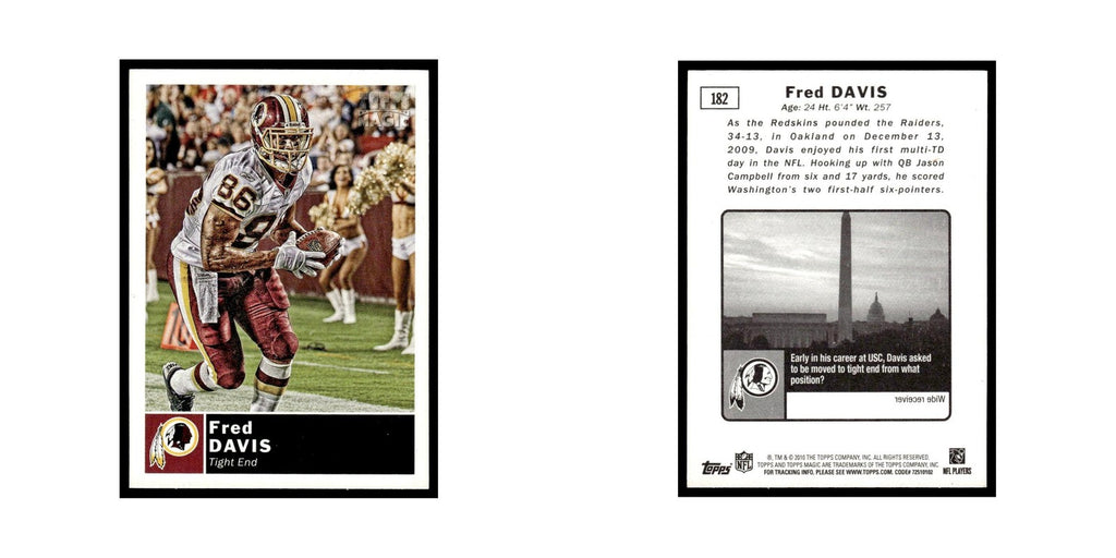2010 Topps Magic Fred Davis Redskins #182