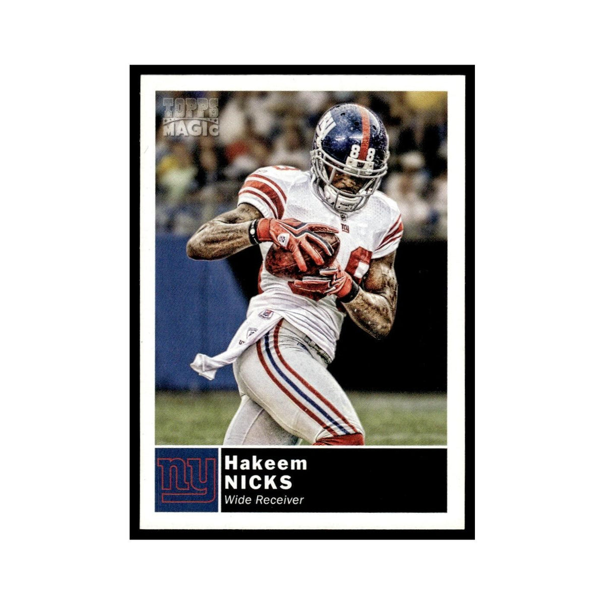 2010 Topps Magic Hakeem Nicks Giants #162