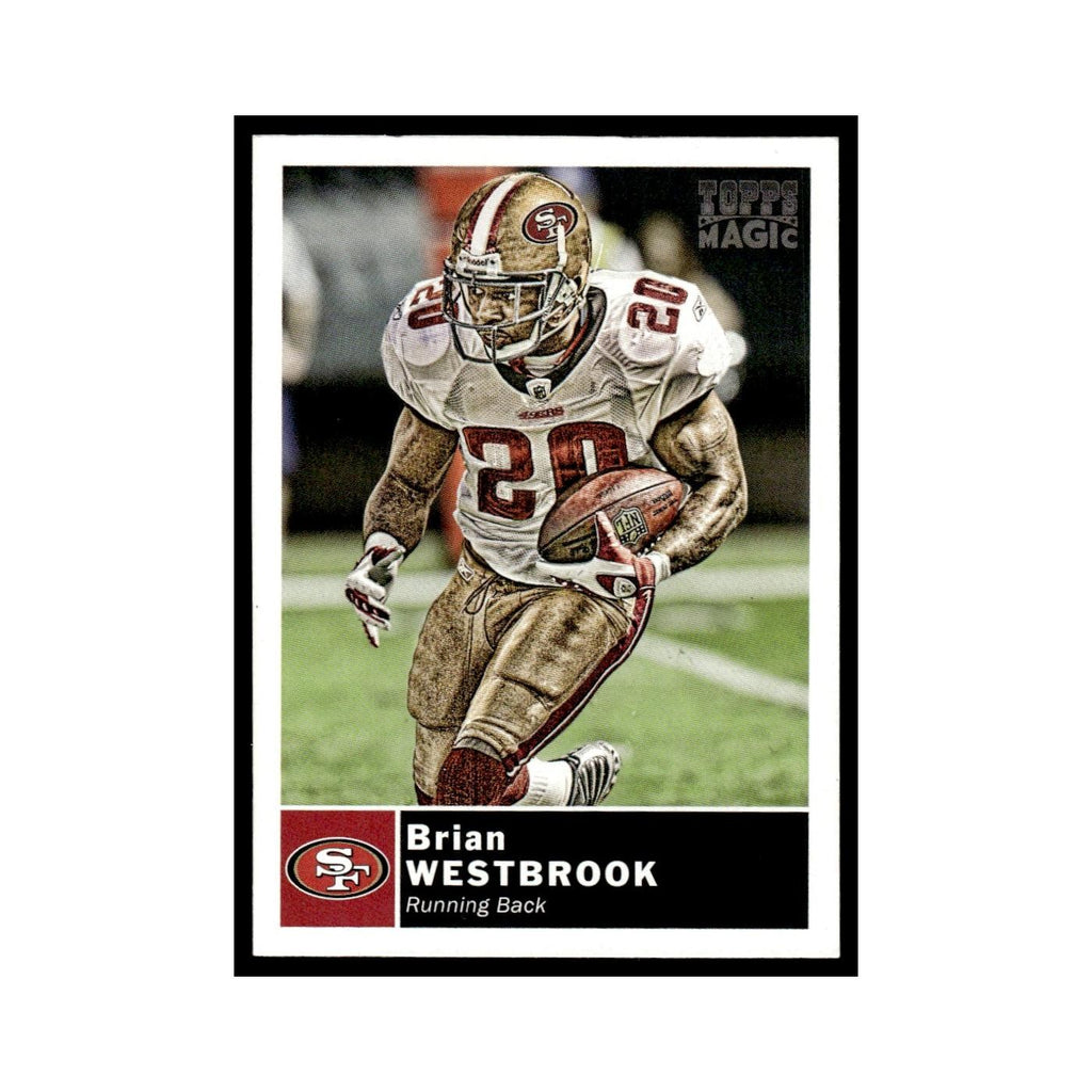 2010 Topps Magic Brian Westbrook 49ers #34