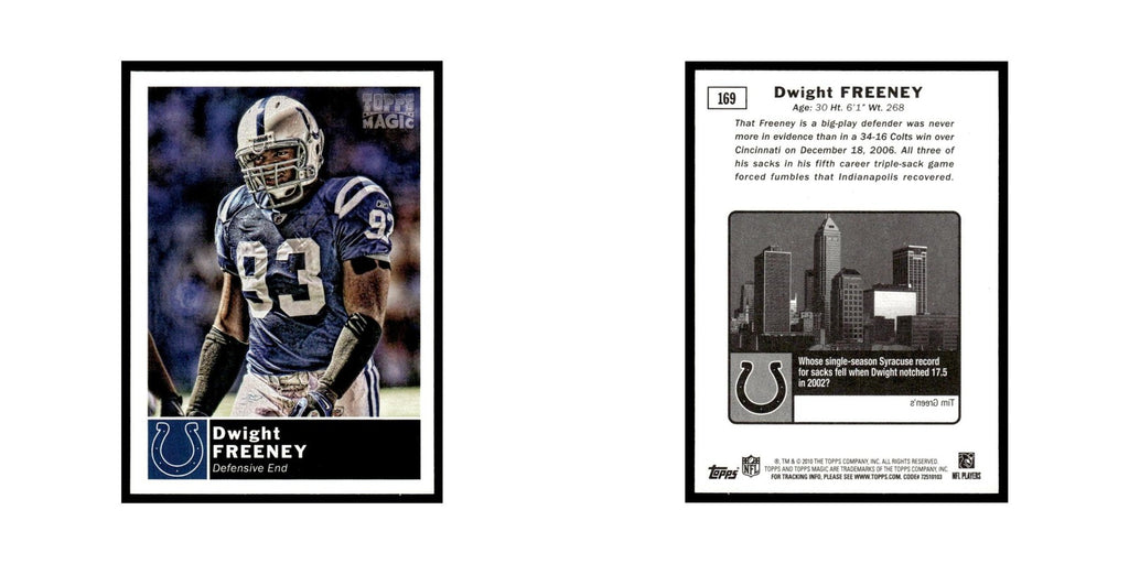 2010 Topps Magic Dwight Freeney Colts #169